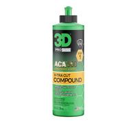 3D ACA 500 X-Tra Cut Compound - 226,8 g - Étape 1 - Coupe Body Shop avec tampon en laine ou en mousse - Coupe P1000 ou plus fine - Nettoyage facile - Correction de peinture - Alpha Ceramic Alumina