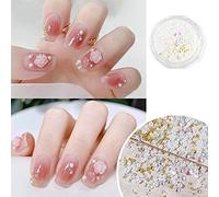 3D Acrylique Nail Art Manucure Conseils Nail Art Accessoires Ongles Paillettes Perles Mélange Fleurs Camélia Nail Art Sets