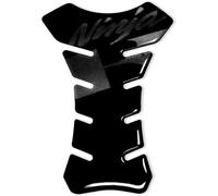 3d Adhesive Tank Protector For Kawasaki Ninja Racing Logo Black 19 X 13 Cm