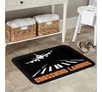3D Airplane Crosswind Landing Non-Slip Doormat Floor Mat Washable Carpet Rug for Kitchen Entrance Home Balcony Footpad Mats-50x80cm