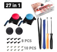 3d Analogique Joystick Pouce Bâton Pour Nintendo Commutateur Joy Con Contrôleur Capteur Module Potentiomètre Outil De Réparation - Type Outil Rouge Bleu