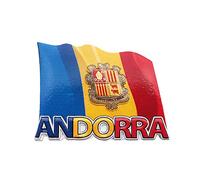 3D Andorre Drapeau Réfrigérateur Réfrigérateur Aimant Touristique Souvenirs À La Main Résine Artisanat Magnétique Autocollants Maison Cuisine Décoration Voyage Cadeau