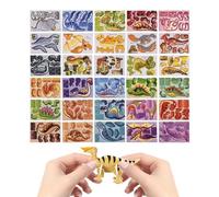3D Animaux pour Jouet de trente pièces avec blocs d'animaux | Papier 3D éducatif pour garçons et filles, éducation préscolaire, salle de ureau et