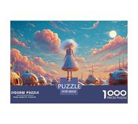 3d Anime Style Fullbody Shot of An Adorable Girl 1000 Pièces Papier Écologique Résistant Coffret De Puzzles Rural Landscape Stimulant Et Éducatif Jeu Familial Puzzles Pour Adultes Et Enfants 38x26cm/1