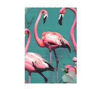 3D Art Briques Puzzle Blocs De Construction Créatifs Décoration Ordinateur Puzzle Fleur Flamingo Puzzle 37 Pièces