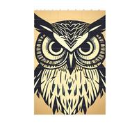3D Art Briques Puzzle Blocs De Construction Créatifs Décoration Ordinateur Puzzle Mignon Imprimé Hibou Puzzle 37 Pièces