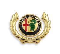 3D Autocollants Emblèmes Voiture pour Alfa Romeo Tonale Concept Car SUV, Autocollants Logo Métalliques, Voiture Styling Accessoires,B