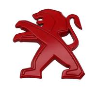 3D Autocollants Emblèmes Voiture pour Peugeot 301 2017 - Sedan, Autocollants Logo Métalliques, Voiture Styling Accessoires,Red