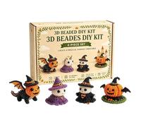 3D Beaded Diy Kit,Handmade Halloween Beadwork Embroidery | Adorable 3D Creatures, Providing A Soothing Crafting Experience That Doubles As The Perfect Weekend Activity And An Easy Way To Cultivate A N