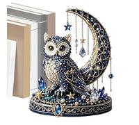 3D Beaded Owl Craft Kit | Animal DIY Beading Craft Activity,All-Inclusive Beadwork Set with Guide | for Beginners Adults Hobbyists Family Holiday Home Desk Bookshelf Mantel Decor