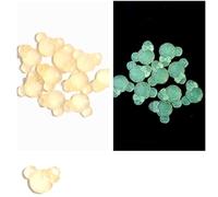 3D Bear Art Supplies Autocollants en résine à dos plat en forme d'ours en forme d'ours