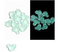 3D Bear Art Supplies Autocollants en résine à dos plat en forme d'ours en forme d'ours