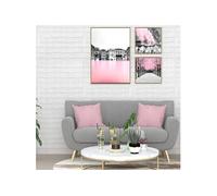 vidaXL 3D-behang zelfklevend 20 st bakstenen wit150719 Blanc G