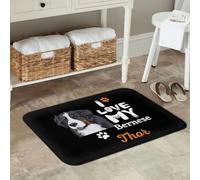 3D Bernese Mountain Dog Essential Anti-Slip Doormat Floor Mat Dust-proo Carpet Rug for Kitchen Entrance Home Balcony Footpad Mats-40x60cm