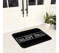 3D Bienvenue à Silent Hill Logo Antidérapant Paillassons de Sol Tapis de Sol Tapis Dust-proo pour entrée Cuisine Tapis de Pied sur Balcon Maison - 60x90cm