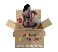 3D Birthday Card Funny - Funny Happy Birthday Card 3D, Creative Pop Birthdayy Cards, Fun Greeting For Boy Girl Son Dad Mom Husband Wife Sister Women Men Friend Kids Adults Party Celebration