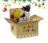 3D Birthday Card - Paper Medium 5x7 inch Greeting | Funny Happy Birthdaŷ Carď with Design, Gift for Mom, Dad, Kids | Celebration Party, Family Gathering