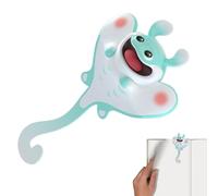 3D Bookmark - Cute 3D Animal Reading Supplies | Stylish Cartoon Animal Bookmarks For Children & Book Lovers | 4.3 Inch, Outils de lecture de bureau décoratifs pour classe, 1 pièce