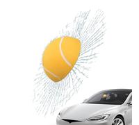 3D Broken Glass Car Window Sticker | 3D Tennis Ball Hit Window Decal, Funny Prank Windshield Sticker For Car Styling, Realistic Crack Effect For SUV, Sedan, Truck & Auto Glass Decoration