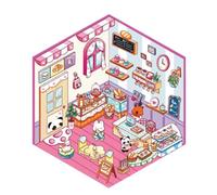3D Building Stickers, Bright Colors Stunning, 3D Effect High Definition