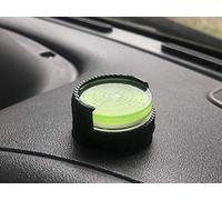 3D Cabin Indicateur de niveau à bulle réglable pour camping-car. Idéal pour fixer sur le tableau de bord. Noir.