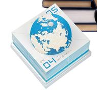 3D Calendar 2026 | Earth Shape Table Decoration, Paper Sculpture Art Calendar For Birthday Holiday Office Home Apartment Freelancers College Students Teachers Bedside Reception