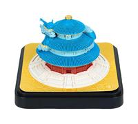 3D Calendar 2026-Tear Away Time Piece Calendar 3D Memo Pad,Paper Carving Art Memo Pad Notepad Gift with LED Light,DIY Desk Decor Gift for Birthdays/Holidays/Christmas (#M)