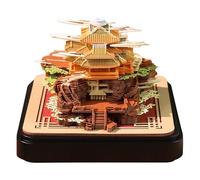 3D Calendar 2026-Tear Away Time Piece Calendar 3D Memo Pad,Paper Carving Art Memo Pad Notepad Gift with LED Light,DIY Desk Decor Gift for Birthdays/Holidays/Christmas (#L)