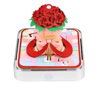 3D Calendar 2026-Tear Away Time Piece Calendar 3D Memo Pad,Paper Carving Art Memo Pad Notepad Gift with LED Light,DIY Desk Decor Gift for Birthdays/Holidays/Christmas (#B)