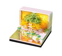3D Calendar - Paper, 3,35 x 3,35 x 2,68 in Tear Away Calendar Flower Tree Design | Desktop-Friendly Paper Sculpture, Memo Pad Decor For School, Classroom, Home Office, Christmas Gifting, Daily