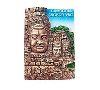 3d Cambodge Angkor Wat Aimant de réfrigérateur touristique souvenir de voyage Autocollant Aimant de réfrigérateur, Cambodge, maison et décoration de cuisine Collection à partir de Chine