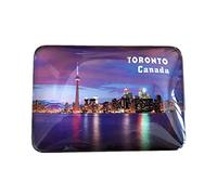 3D Canada Toronto Réfrigérateur Aimant en Cristal Aimant en Verre Cristal À La Main Touristique Voyage Souvenir Collection Cadeau Tableau Blanc Magnétique Autocollant Décoration de La Maison