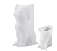 3D Candle Mold - Silicone Candle Making Kit for Handmade Crafts | Flexible Non Stick Material with Detailed Designs, Heat Resistant, Easy to Pour Wax, Creative Tool for Candles Home 3.23x1.77x2.13 in