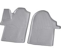 3D Caoutchouc Paillassons avant Pour Mercedes Classe V W447 Ab 2014> Gris à Bord