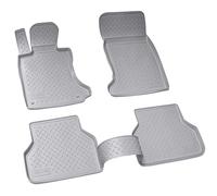 3D Caoutchouc Paillassons Pour BMW 5er E60 E61 Soude Touring 2003-2010 Gris Rand