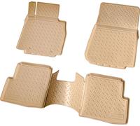 3D Caoutchouc Paillassons Pour Mercedes Classe G W463 Bj 1990-2018 Beige à Bord