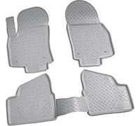 3D Caoutchouc Paillassons Pour Opel Astra H Bj 2004-2014 Gris Ajustement à Bord