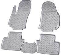 3D Caoutchouc Paillassons pour Opel Zafira B Bj 2005 - 2014 Gris Ajusté Avec