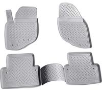 3D Caoutchouc Paillassons pour Volvo V70/XC70 2000 - 2007 Gris Ajusté Avec Bord