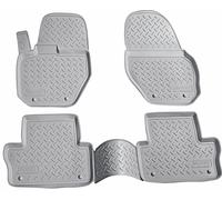 3D Caoutchouc Paillassons pour Volvo XC60 2008 - 2017 Gris Ajusté Avec Bordure