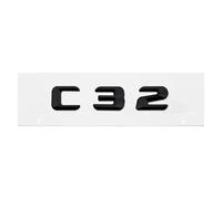 3D Car Tail Letter Stickers Badge Compatible with C Class C32 C36 C43 C55 C63 C180 C200 C220 C230 Auto Rear Trunk Emblem(C32-Black)