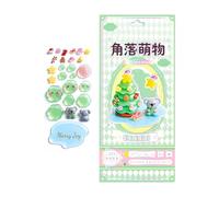 3D Cartoon Stickers, Cute Embossed Decorative Sticker Set for Scrapbook Planner Laptop Phone Case Water Bottle Notebook Album Crafts Party Favors Classroom Rewards DIY Aesthetic Decoration Pack