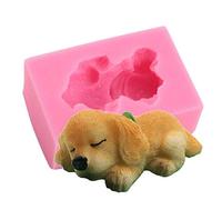 3D Chien Forme Moule Silicone, Chocolat Pudding Fondant Mousse Décoration Gâteau Moule, Travail Manuel Savon Fabrication Cuisine Plats à Four Poêle Cuisson Outil, DIY Résine Argile - 3#