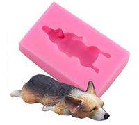 3D Chien Forme Moule Silicone, Chocolat Pudding Fondant Mousse Décoration Gâteau Moule, Travail Manuel Savon Fabrication Cuisine Plats à Four Poêle Cuisson Outil, DIY Résine Argile - 4#