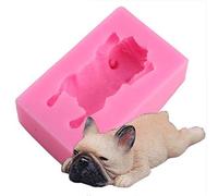3D Chien Forme Moule Silicone, Chocolat Pudding Fondant Mousse Décoration Gâteau Moule, Travail Manuel Savon Fabrication Cuisine Plats à Four Poêle Cuisson Outil, DIY Résine Argile - 1#