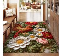 3D Chinois De Bon Augure Bête Tapis Antidérapants Doux pour Entrée Salon Chambre Canapé Décor (C,180 * 200cm)