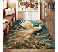 3D Chinois De Bon Augure Bête Tapis Antidérapants Doux pour Entrée Salon Chambre Canapé Décor (E,120 * 240cm)