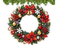 3D Christmas Pearl Art Kit 30cm Beaded Ornament Gem Painting Craft