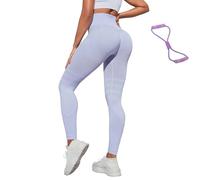 3D Compression Leggings, High Waist Tummy Control Resistance Band Legging, Scrunch Butt Lift Sport Pant, Toned Leg & Buttock (A,Grand)