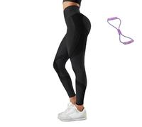 3D Compression Leggings, High Waist Tummy Control Resistance Band Legging, Scrunch Butt Lift Sport Pant, Toned Leg & Buttock (D,M)
